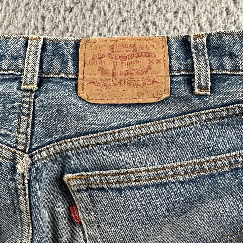 Vintage Levi's 505-0217 Jeans Mens‎ 33x34(32x34 Fits)Blue Straight Leg US 80's